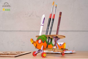 3D coloring model «Biplane»